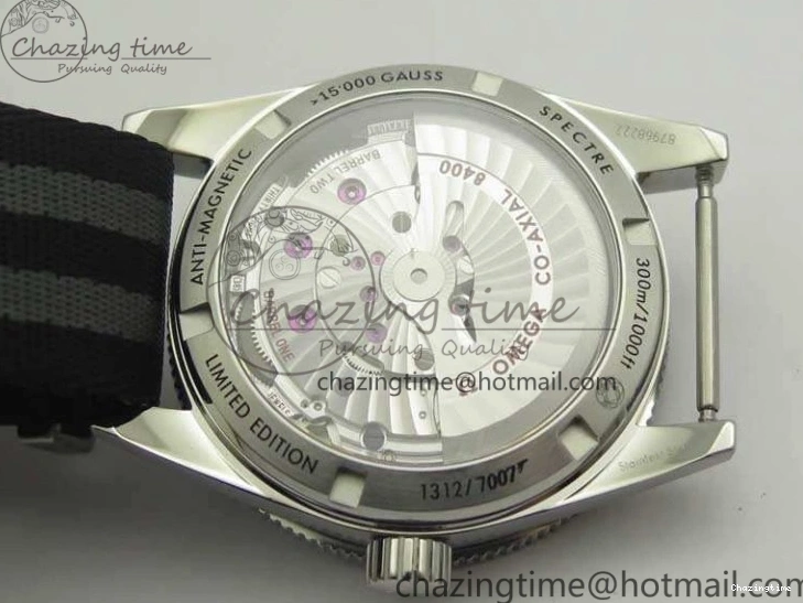 0825 Lightweight Seamaster 300 “Spectre” Limited Edition VSF 1:1 Best Edition On “007” Nato Strap A8400 Super Clone 8075